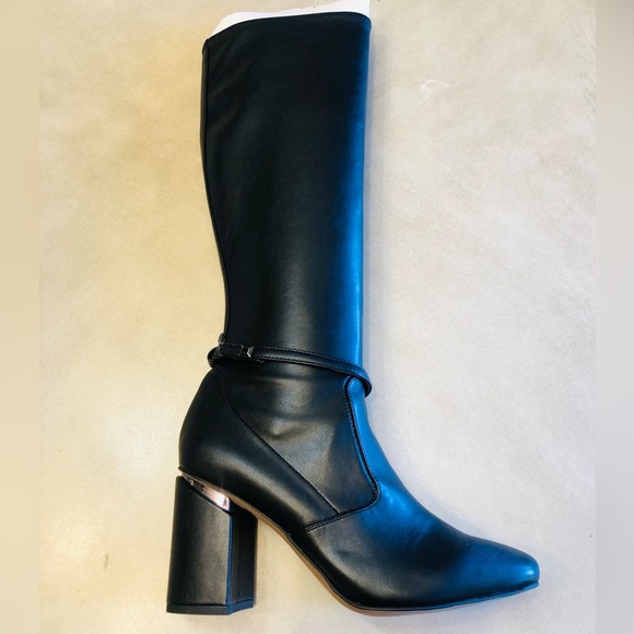 Franco Sarto Roxanne Block-Heel Tall Boots Size 9M $179 - Picture 8 of 12
